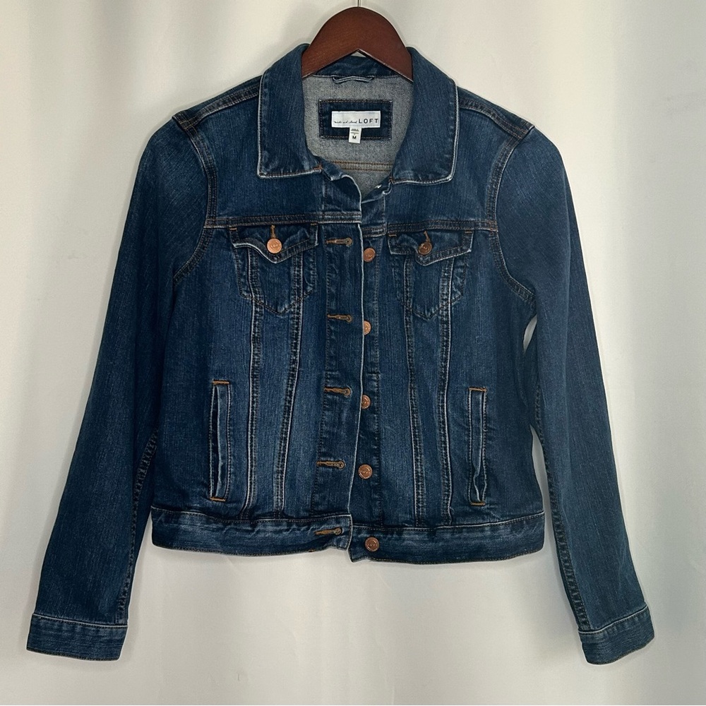 LOFT Denim with Orange Stitching